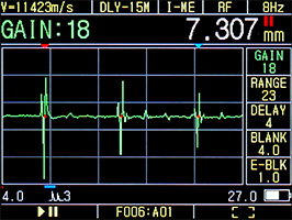 従来機種では対応できなかった音速10,000m/s以上の材料も測定可能の 画像